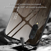 Custodia protettiva in vetro con venature del legno, For Xiaomi Mi CC9, For Xiaomi Poco X3 NFC, For Xiaomi Redmi K30 Pro, For Xiaomi Redmi Note 9S