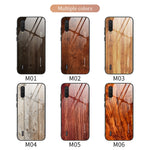 Custodia vetro effetto legno per Xiaomi Redmi Note 9S