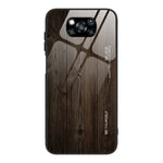 Custodia vetro effetto legno per Xiaomi Redmi Note 9S