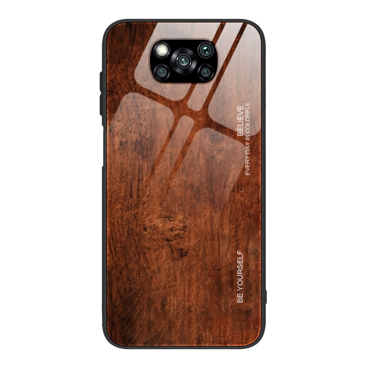 Custodia vetro effetto legno per Xiaomi Redmi Note 9S