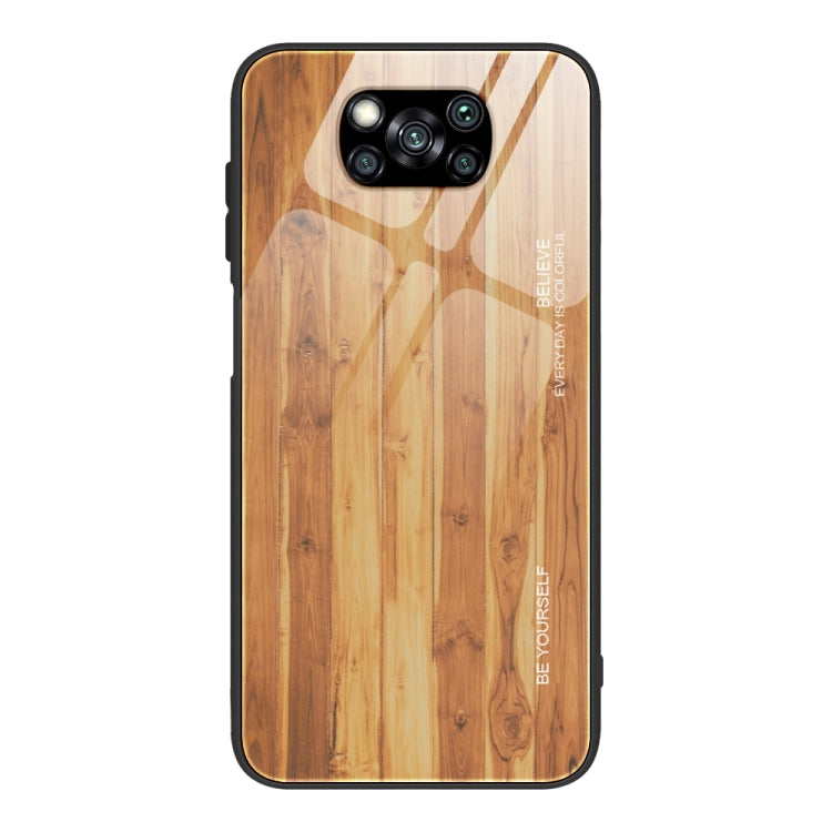 Custodia vetro effetto legno per Xiaomi Redmi Note 9S