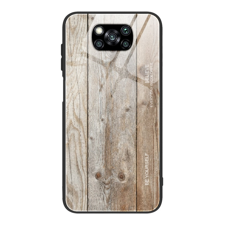 Custodia vetro effetto legno per Xiaomi Redmi Note 9S