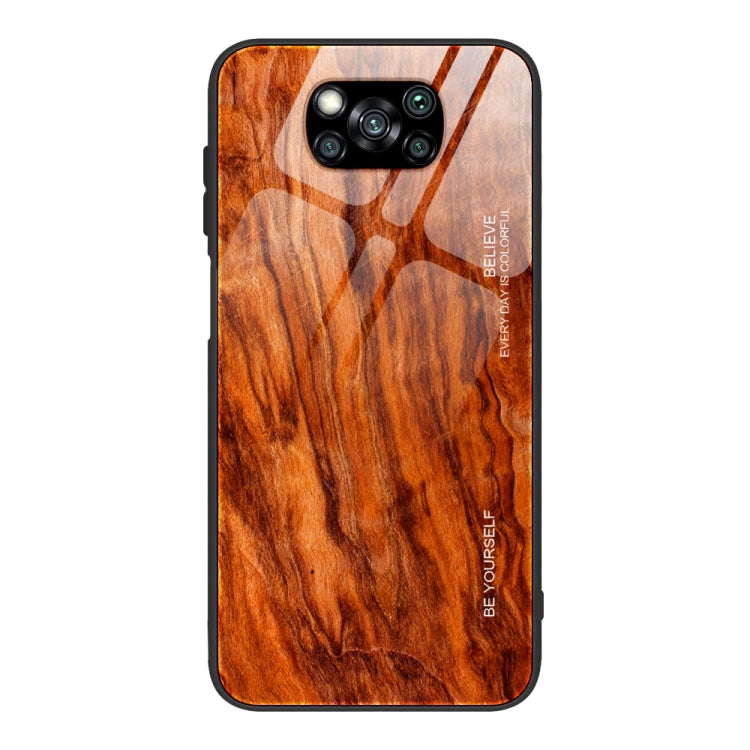Custodia vetro effetto legno per Xiaomi Redmi Note 9S