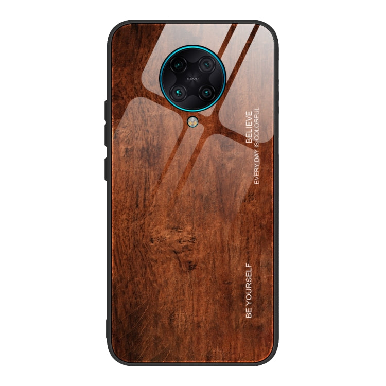 Custodia vetro effetto legno per Xiaomi Redmi Note 9S