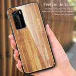 Custodia vetro effetto legno per Huawei P40 e P40 Pro