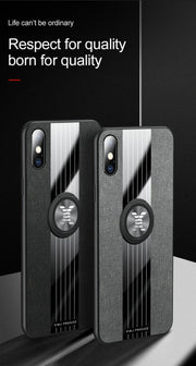 Custodia TPU antiurto per iPhone con supporto