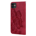 Custodia in pelle per iPhone con supporto e slot carte