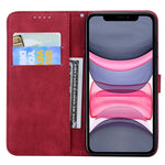 Custodia in pelle per iPhone con supporto e slot carte