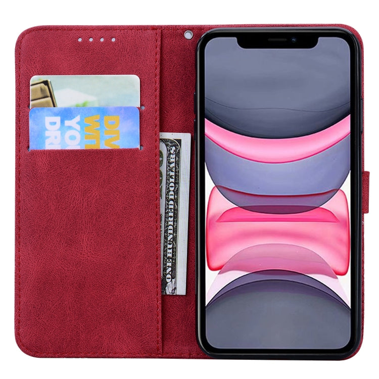 Custodia in pelle per iPhone con supporto e slot carte