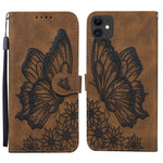 Custodia in pelle per iPhone con supporto e slot carte