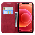 Custodia portafoglio in pelle con slot carte per iPhone 12/12 Pro
