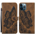 Custodia portafoglio in pelle con slot carte per iPhone 12/12 Pro
