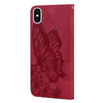 Custodia portafoglio in pelle con slot carte per iPhone XS Max