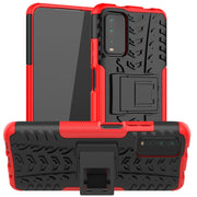Custodia protettiva antiurto in TPU + PC per pneumatici con supporto, For Samsung Galaxy S21 5G, For Samsung Galaxy S21+ 5G, For Samsung Galaxy S21 Ultra 5G, For Xiaomi Poco M3 /Redmi Note 9 4G
