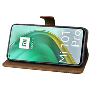 Custodia in pelle a vibrazione orizzontale con goffratura farfalle effetto pelle retrò con supporto, slot per carte e portafoglio, For Xiaomi Mi 10T Pro 5G, For Xiaomi Mi 10T Lite 5G