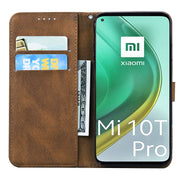 Custodia in pelle a vibrazione orizzontale con goffratura farfalle effetto pelle retrò con supporto, slot per carte e portafoglio, For Xiaomi Mi 10T Pro 5G, For Xiaomi Mi 10T Lite 5G