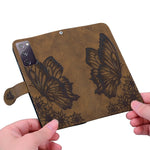 Custodia portafoglio in pelle con slot carte per Samsung Galaxy