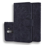 Custodia in pelle goffrata con design a doppia piegatura Mandala motivo vitello con portafoglio e porta carte e fessure per carte, For Xiaomi Redmi 7 / Redmi Y3, For Xiaomi Redmi Note 8, For Xiaomi Redmi Note 8 Pro, For Galaxy A10s, For Galaxy A20s    ...