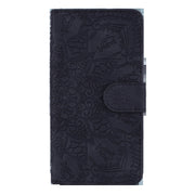 Custodia in pelle goffrata con design a doppia piegatura Mandala motivo vitello con portafoglio e porta carte e fessure per carte, For Xiaomi Redmi 7 / Redmi Y3, For Xiaomi Redmi Note 8, For Xiaomi Redmi Note 8 Pro, For Galaxy A10s, For Galaxy A20s    ...
