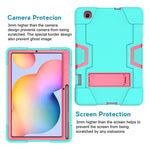 Custodia in silicone antiurto per Samsung Galaxy Tab S6 Lite