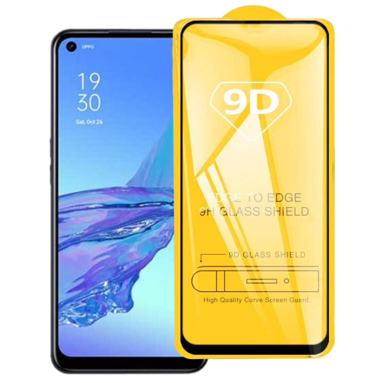Pellicola in vetro temperato a schermo intero con colla intera 9D, For OPPO F17, For OPPO F17 Pro, For OPPO A32 2020
