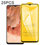 25 pellicole in vetro temperato a schermo intero con colla piena 9D, For OPPO F17, For OPPO F17 Pro, For OPPO A32 2020