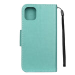 Custodia portafoglio in pelle flip per iPhone 11, 11 Pro, 11 Pro