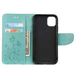 Custodia portafoglio in pelle flip per iPhone 11, 11 Pro, 11 Pro