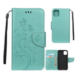 Custodia portafoglio in pelle flip per iPhone 11, 11 Pro, 11 Pro