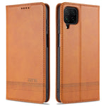 Custodia portafoglio in pelle con slot carte per Galaxy A12