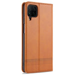 Custodia portafoglio in pelle con slot carte per Galaxy A12