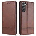 Custodia portafoglio in pelle con slot carte per Galaxy A12