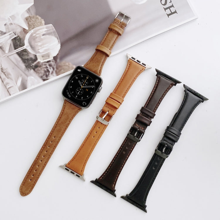 Piccoli cinturini di ricambio in pelle a doppia faccia per Apple Watch Series 6 e SE e 5 e 4 40 mm / 3 e 2 e 1 38 mm