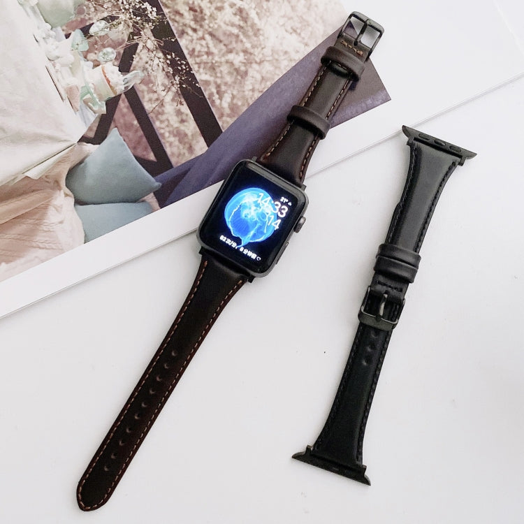 Piccoli cinturini di ricambio in pelle a doppia faccia per Apple Watch Series 6 e SE e 5 e 4 40 mm / 3 e 2 e 1 38 mm