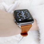 Piccoli cinturini di ricambio in pelle a doppia faccia per Apple Watch Series 6 e SE e 5 e 4 40 mm / 3 e 2 e 1 38 mm