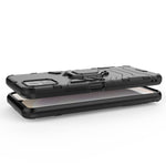 Custodia protettiva antiurto per PC + TPU con supporto per anello magnetico, For vivo Y52s 5G, For Xiaomi Mi 11, For Samsung Galaxy A02s(EU Edition)