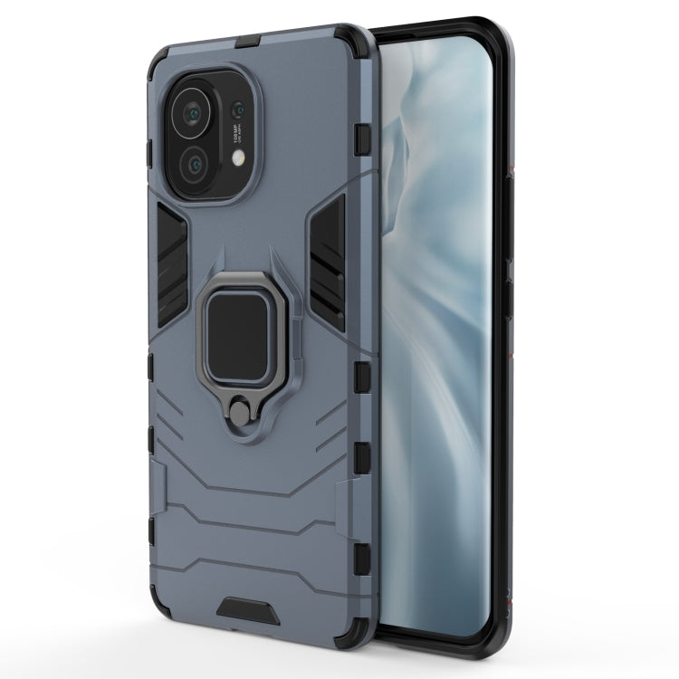 Custodia protettiva antiurto per PC + TPU con supporto per anello magnetico, For vivo Y52s 5G, For Xiaomi Mi 11, For Samsung Galaxy A02s(EU Edition)