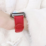 Cinturini di ricambio con fibbia a carattere D per Apple Watch serie 6 e SE e 5 e 4 44 mm / 3 e 2 e 1 42 mm