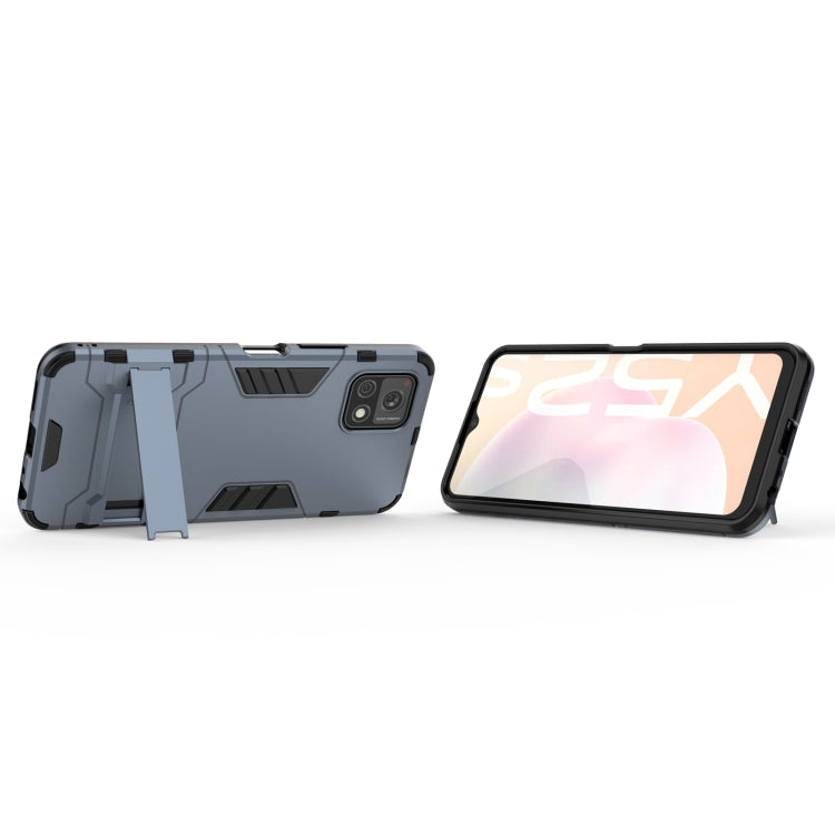 Custodia TPU antiurto con supporto per Vivo Y52s