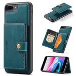 Custodia portafoglio magnetica con slot carte per iPhone