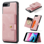 Custodia portafoglio magnetica con slot carte per iPhone