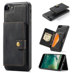 Custodia portafoglio magnetica con slot carte per iPhone