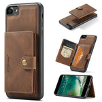 Custodia portafoglio magnetica con slot carte per iPhone