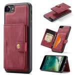 Custodia portafoglio magnetica con slot carte per iPhone