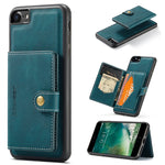 Custodia portafoglio magnetica con slot carte per iPhone