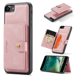 Custodia portafoglio magnetica con slot carte per iPhone
