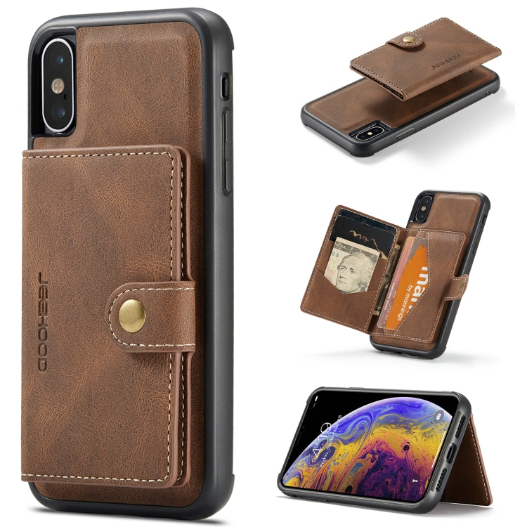 Custodia portafoglio magnetica con slot carte per iPhone