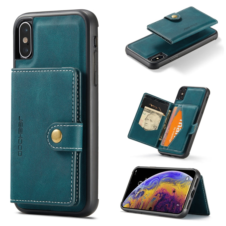 Custodia portafoglio magnetica con slot carte per iPhone