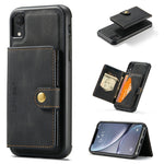 Custodia portafoglio magnetica con slot carte per iPhone