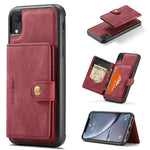 Custodia portafoglio magnetica con slot carte per iPhone